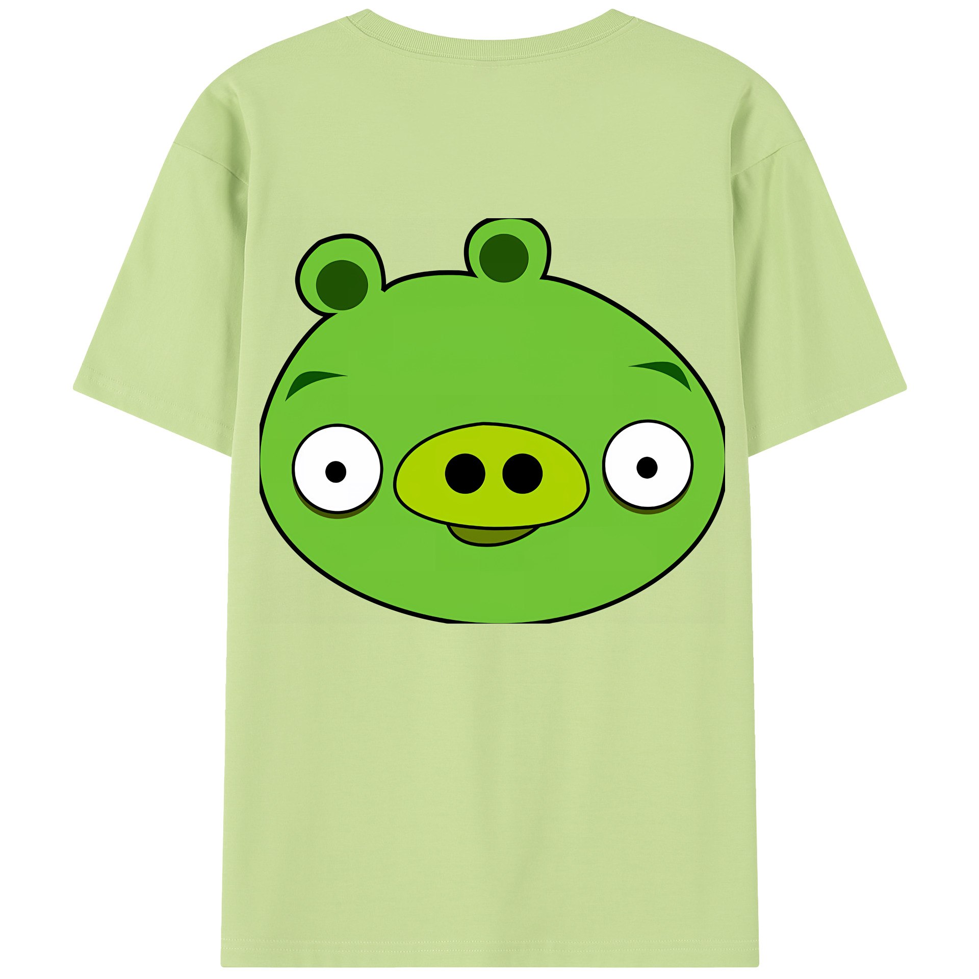 （画像用） Angry Birds アングリーバード 綿100％半袖Tシャツ（背面プリント）